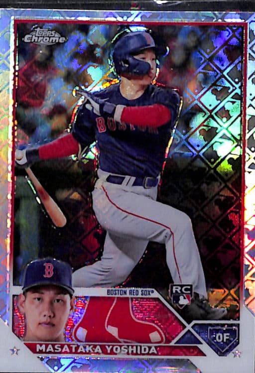 2023 Topps Chrome LogoRefractor Masataka Yoshida Rookie #167 Boston Red Sox