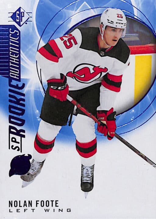 Nolan Foote 2020-21 Upper Deck Rookie Authentics #126 New Jersey Devils