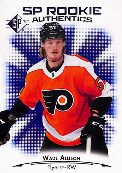 Wade Allison 2021-22 SP Rookie Authentics #117 Philadelphia Flyers