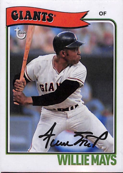 Willie Mays 2023 Topps Brooklyn Collection #15 San Francisco Giants