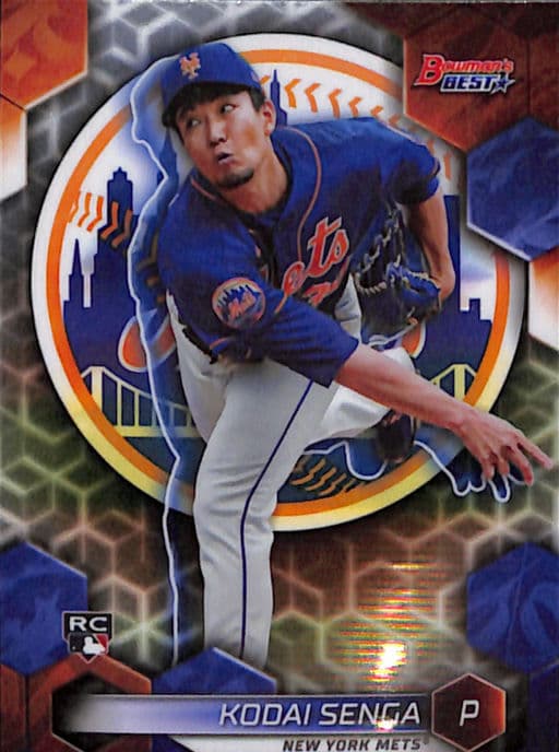 2022 Bowman's Best New York Mets Kodai Senga Refractor #50