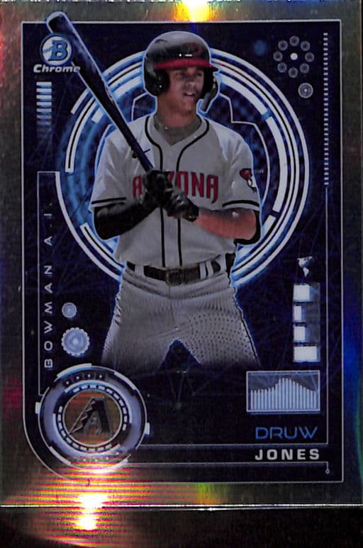 2024 Bowman Chrome AI Refractor Druw Jones BAI-7 Arizona Diamondbacks