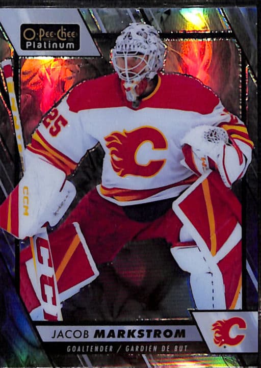 2023-24 O-Pee-Chee Platinum Liquid Metal Calgary Flames Jacob Markstrom #6 /399