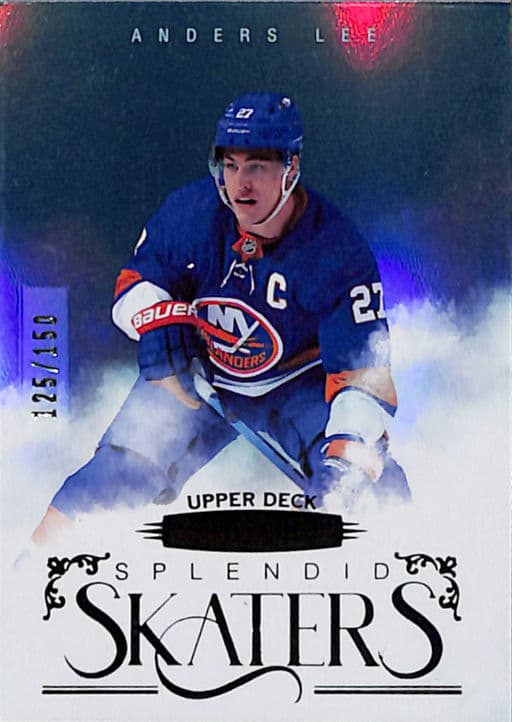 2022-23 Upper Deck Splendid Skaters Green New York Islanders Anders Lee SS-2 /150