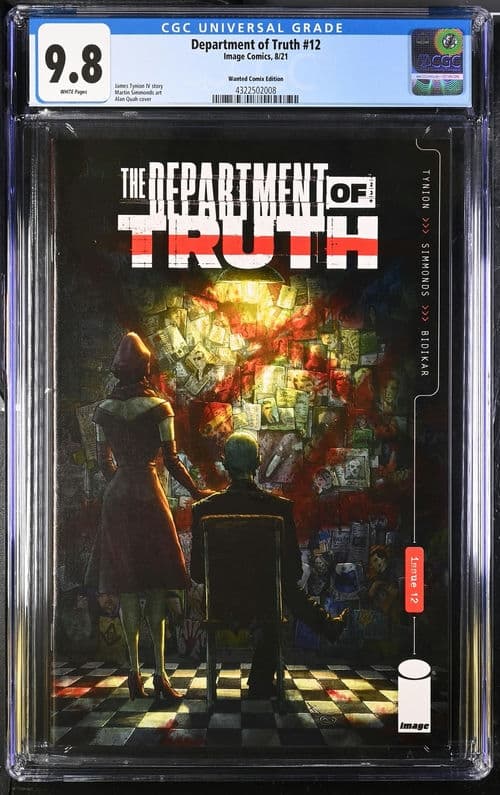 Department of Truth #12 Wanted Comix Edition CGC 9.8