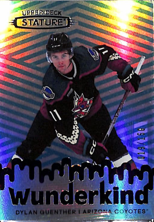 2022-23 Upper Deck Wunderkind Green Arizona Coyotes Dylan Guenther W-39 /150