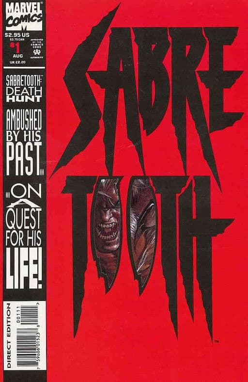 VG Sabretooth: Death Hunt #1 Larry Hama Trade Dress 1993