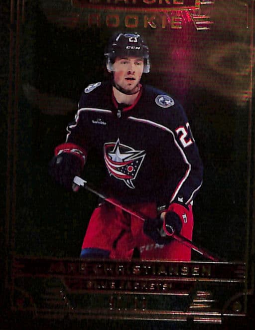 2022-23 Upper Deck Stature Green Columbus Blue Jackets Jake Christiansen RC #197 /99