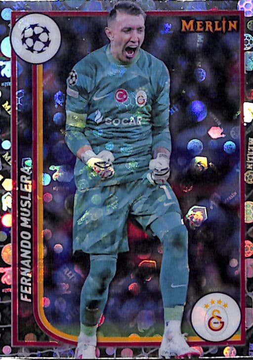 Fernando Muslera 2024 Topps Merlin #66 Vintage Refractor Galatasaray A.S.