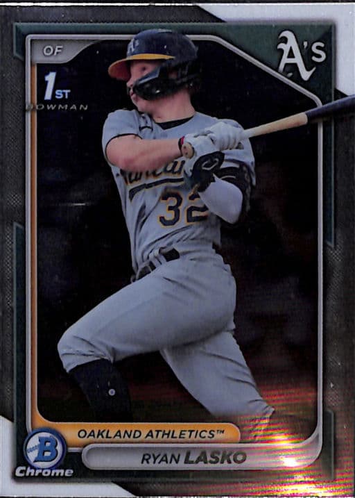 2024 Bowman Chrome 1st Ryan Lasko BCP-105 Oakland Athletics