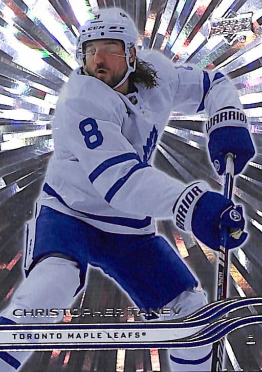 Christopher Tanev 2025-26 Upper Deck Series 1 #165 Outburst Toronto Maple Leafs