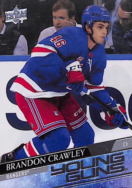 Brandon Crawley 2020-21 Upper Deck Young Guns #464 NY Rangers