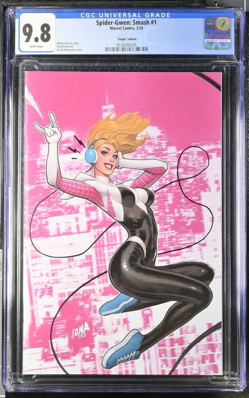 Spider-Gwen: Smash #1 "Virgin" Edition 9.8