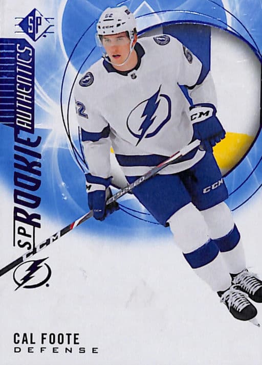 Cal Foote 2020-21 Upper Deck Rookie Authentics #115 Tampa Bay Lightning