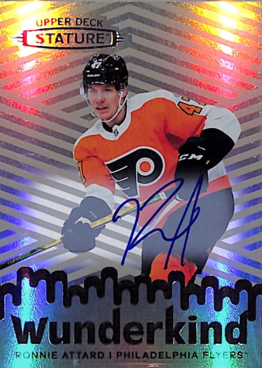 2022-23 Upper Deck Wunderkind Grey Philidelphia Flyers Ronnie Attard AUTO W-38