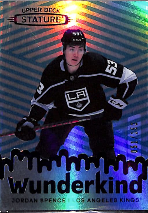 2022-23 Upper Deck Wunderkind Green Los Angeles Kings Jordan Spence W-14 /150