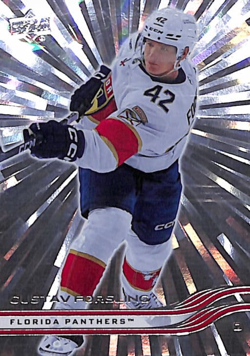 Gustav Forsling 2025-26 Upper Deck Series 1 #71 Outburst Florida Panthers