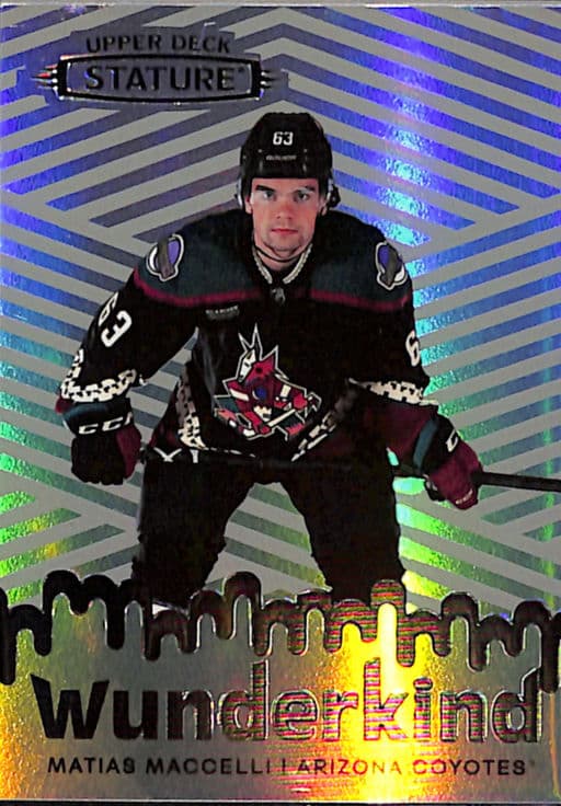 2022-23 Upper Deck Wunderkind Grey Arizona Coyotes Matias Maccelli W-4