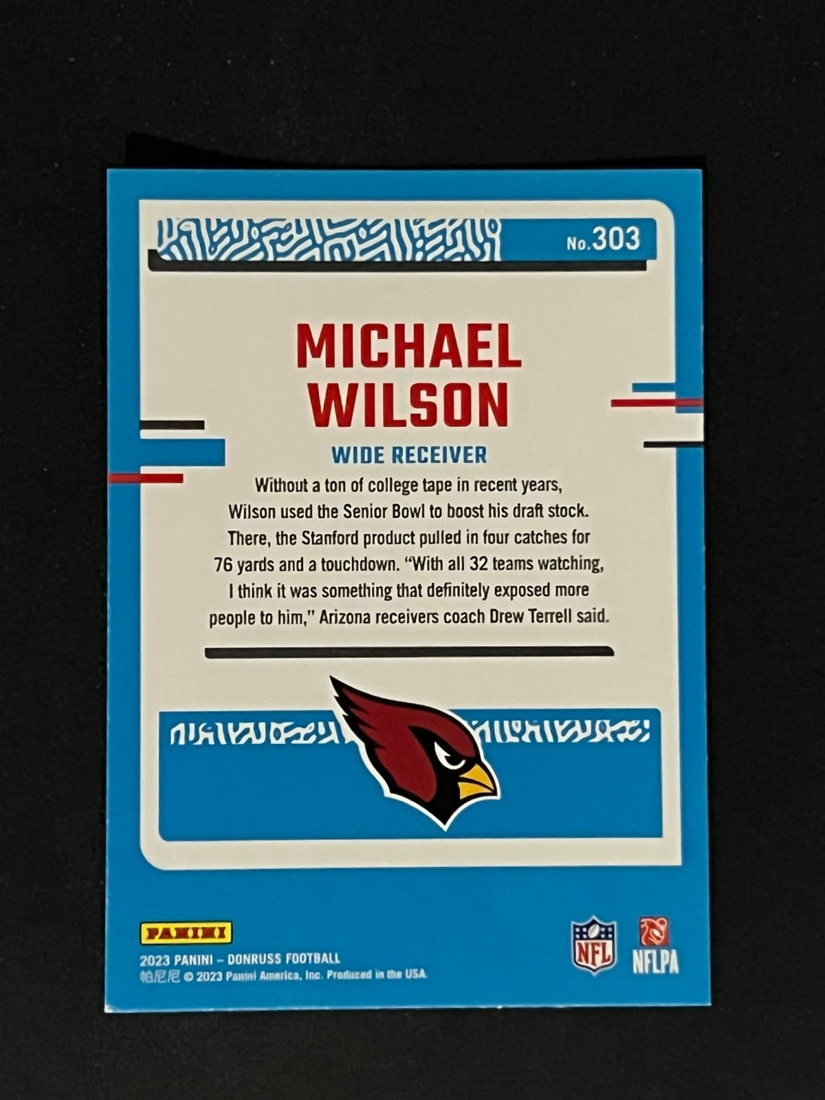 Michael Wilson back