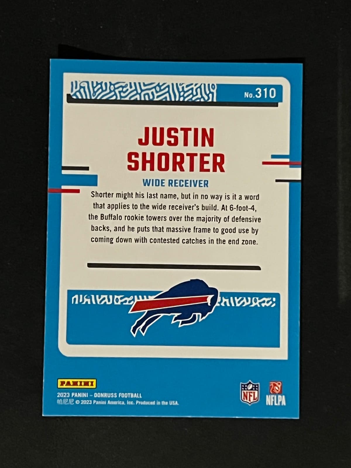Justin Shorter back