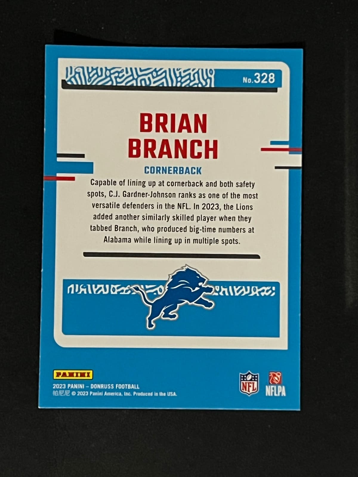 Brian Branch back