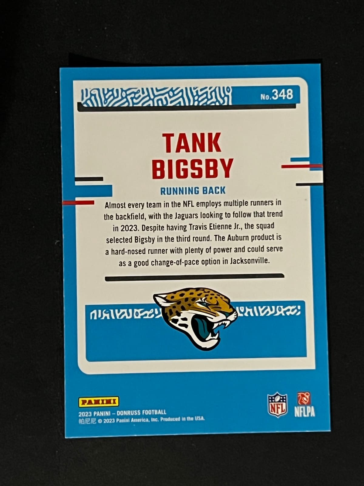 Tank Bigsby back