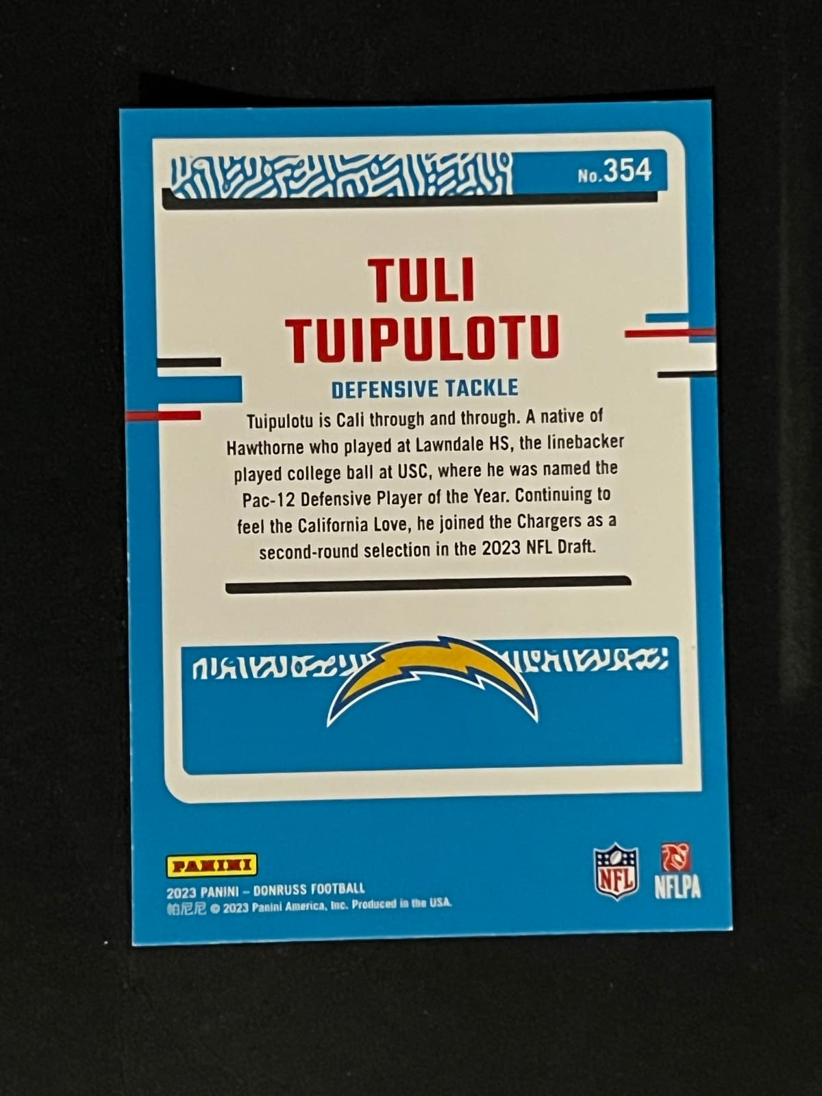 Tuli Tuipulotu back