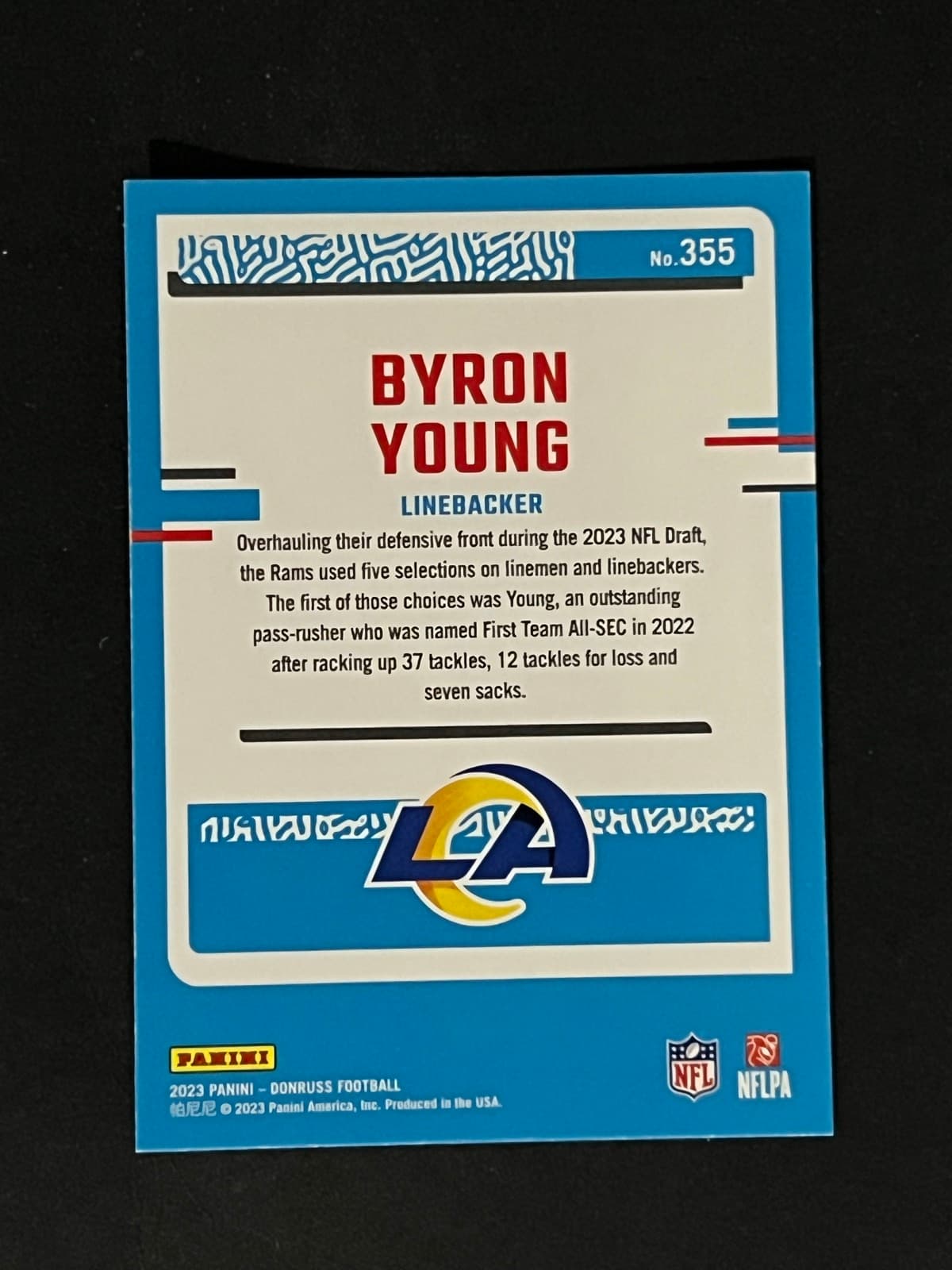 Byron Young back