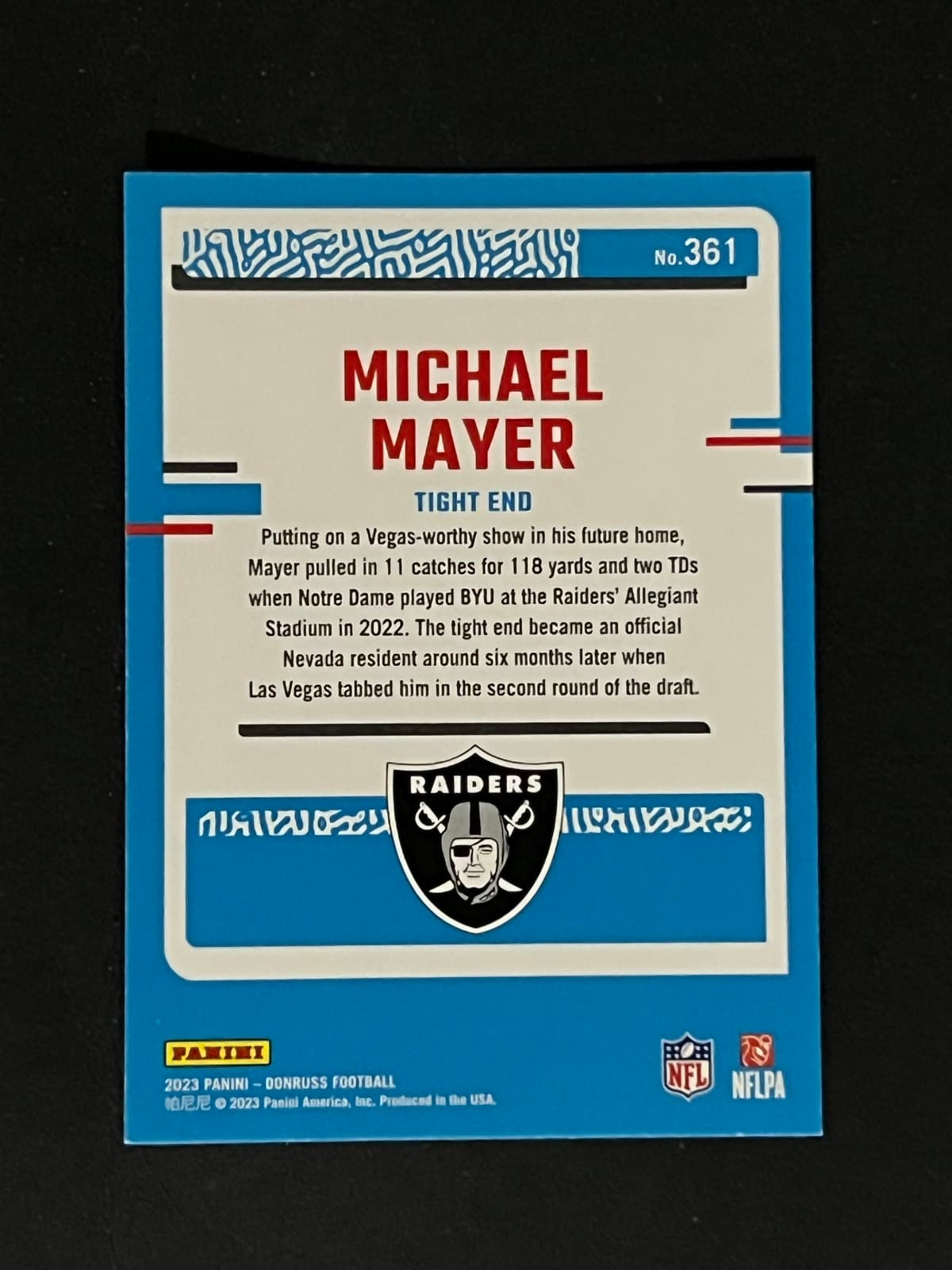 Michael Mayer back