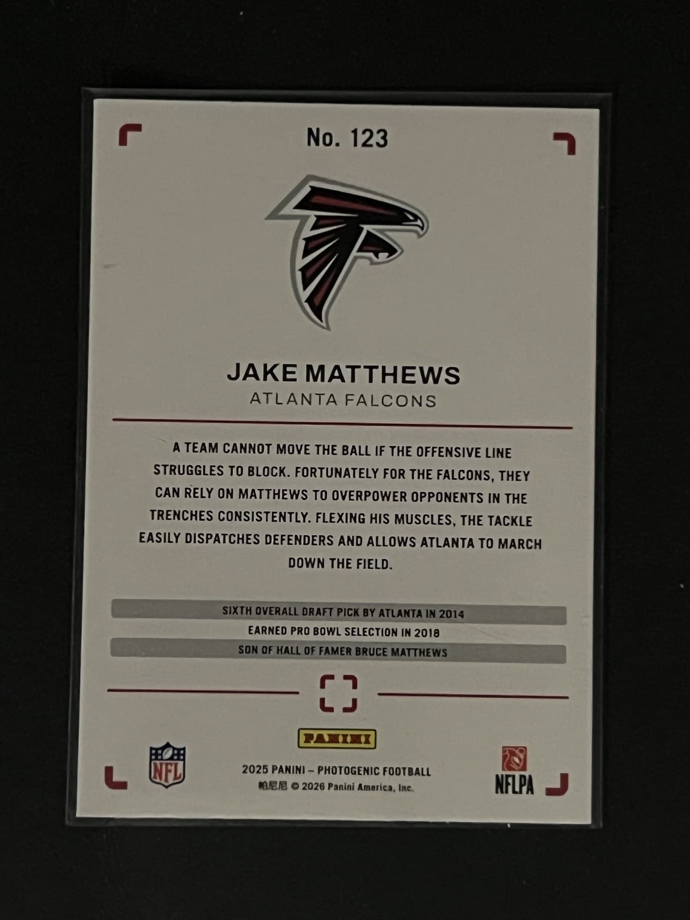 Jake Matthews back