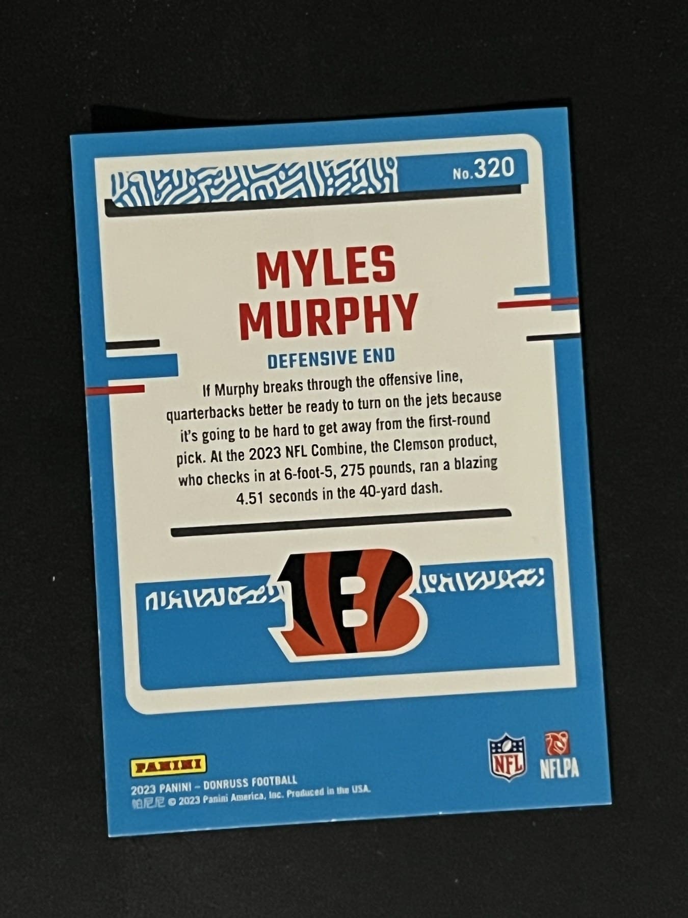 Myles Murphy back