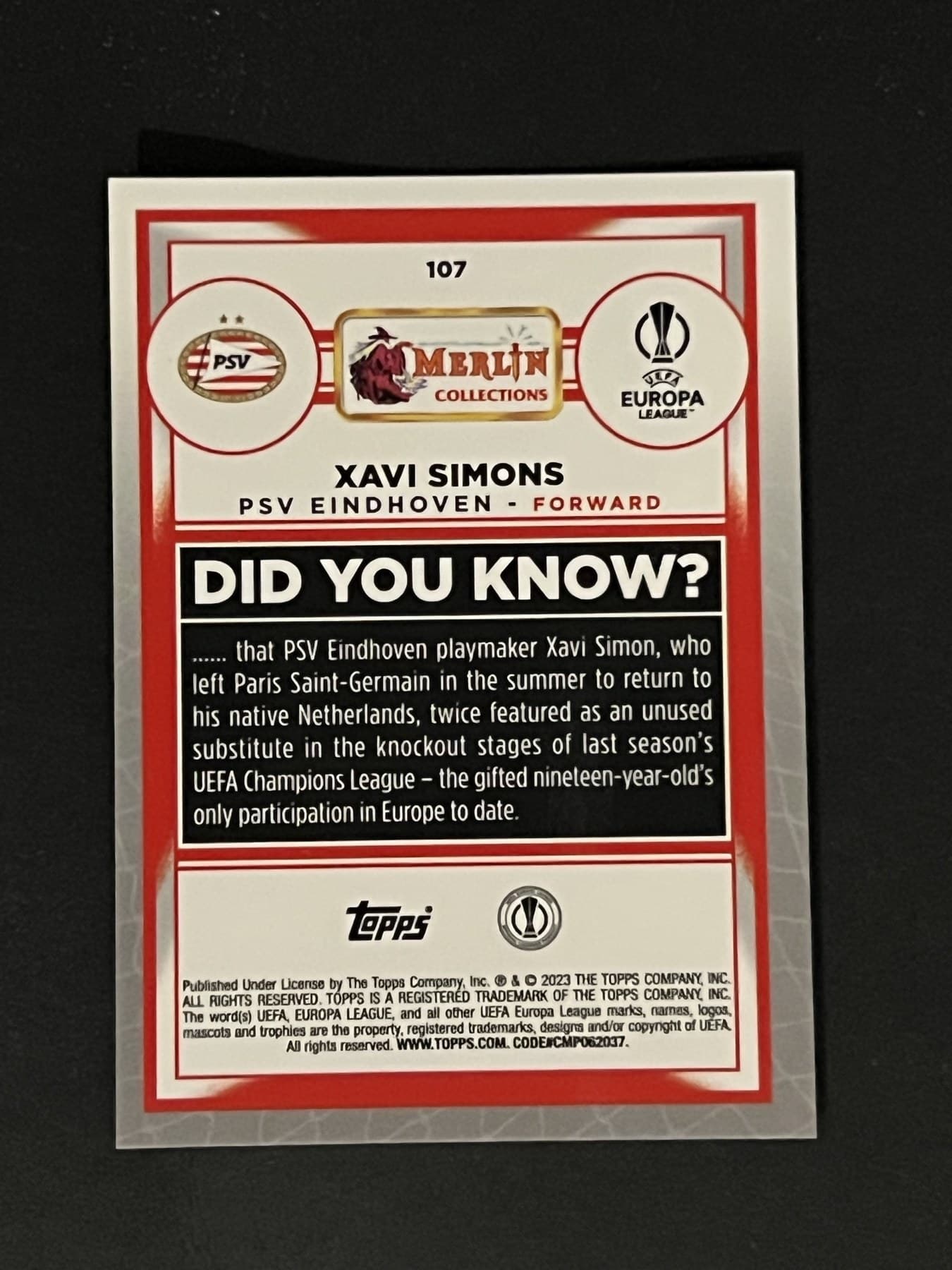 Xavi Simons back
