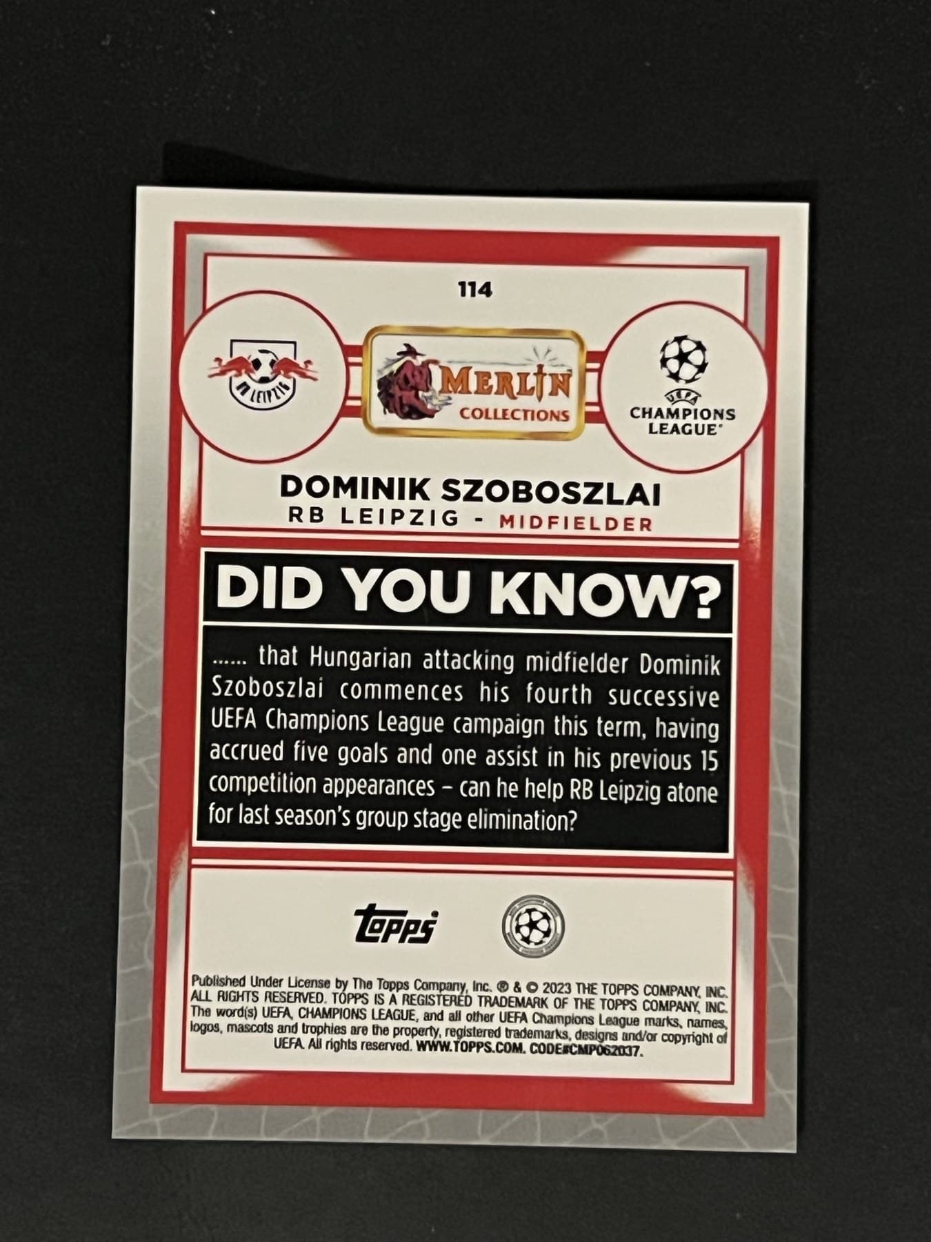 Dominik Szoboszlai back