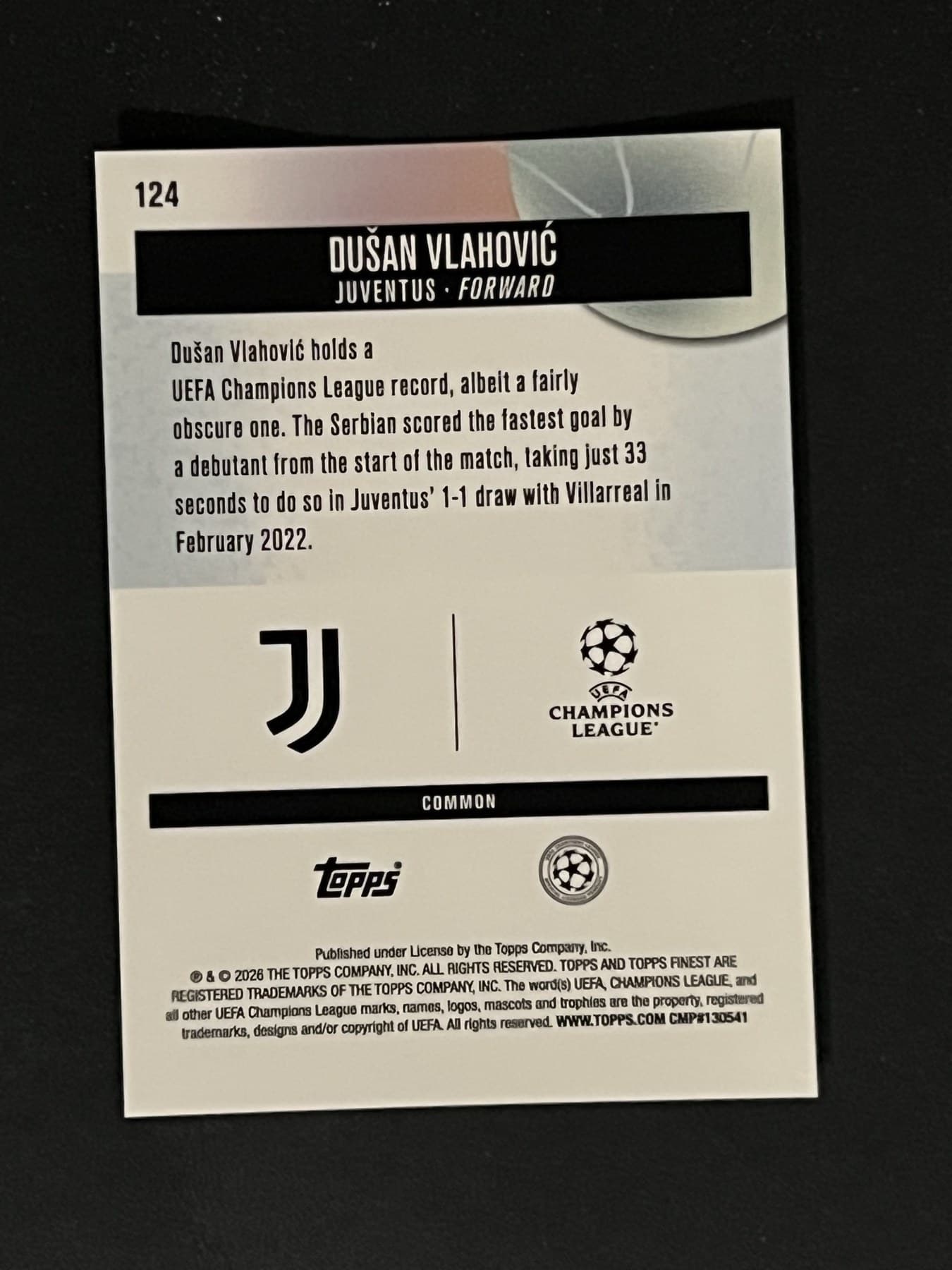 Dusan Vlahovic back