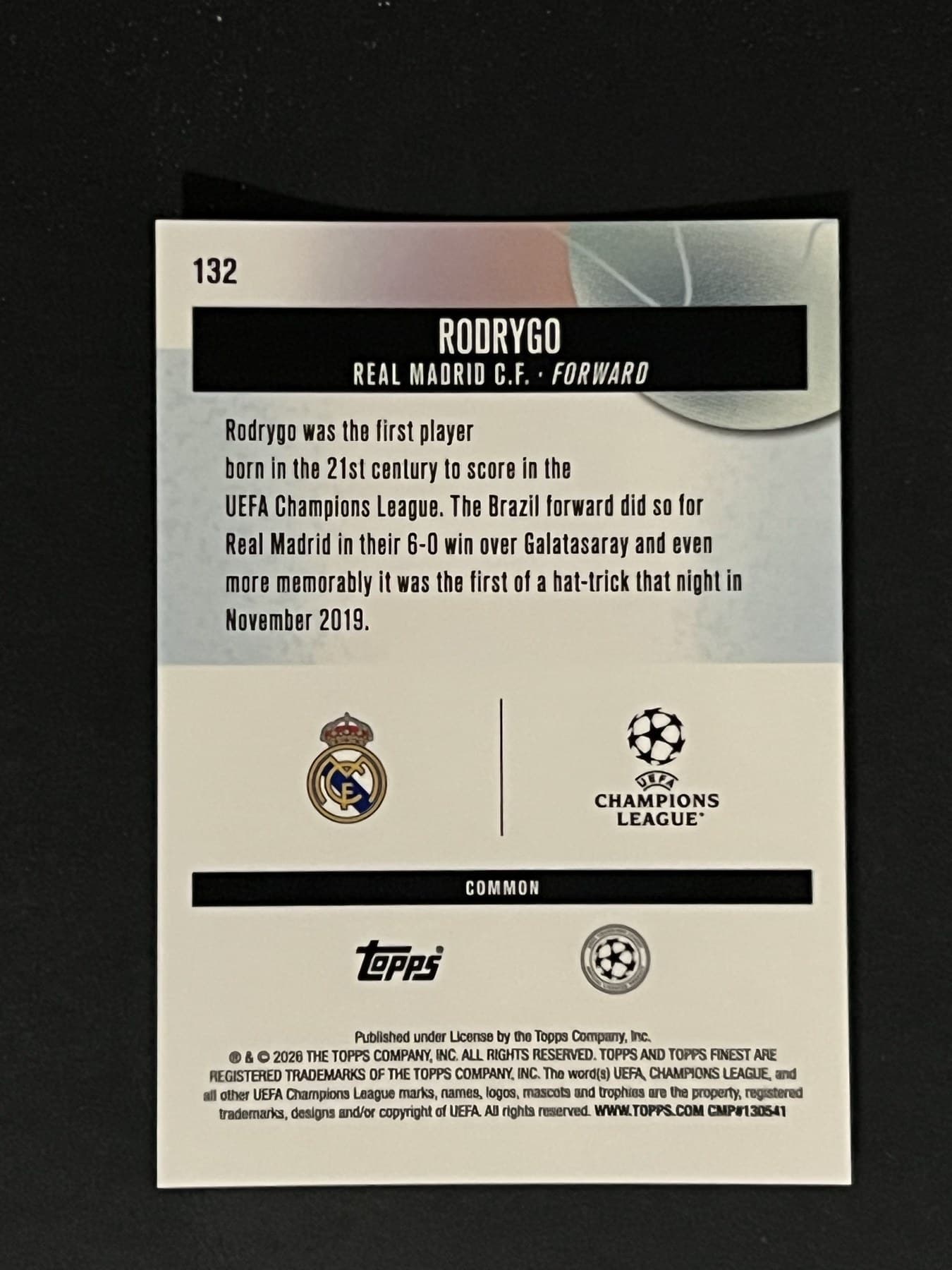 Rodrygo back