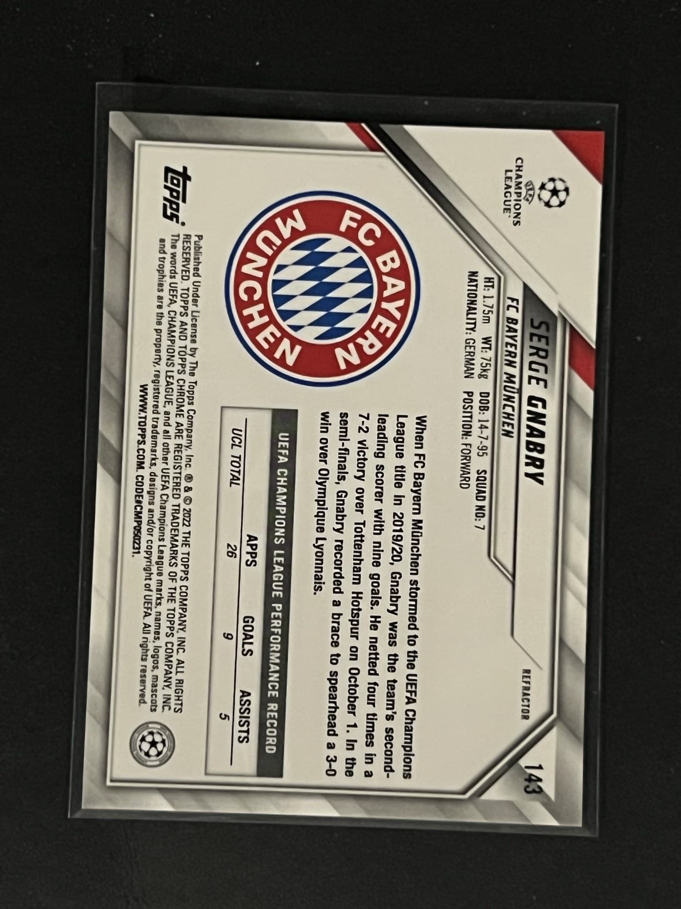 Serge Gnabry back