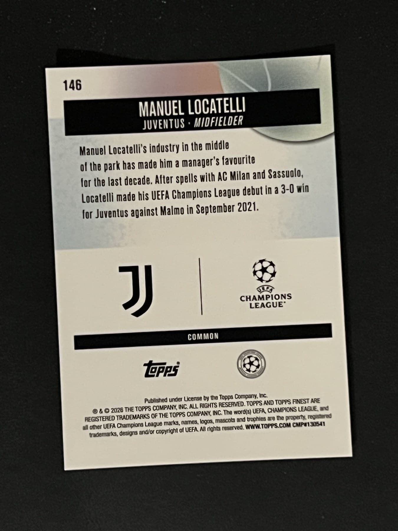 Manuel Locatelli back