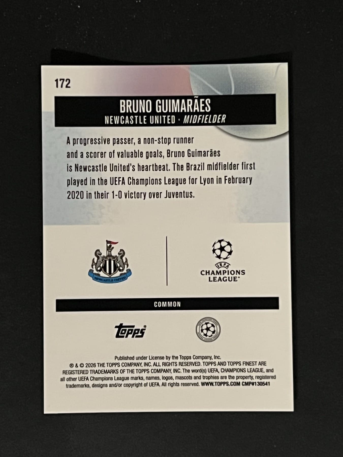 Bruno Guimarães back