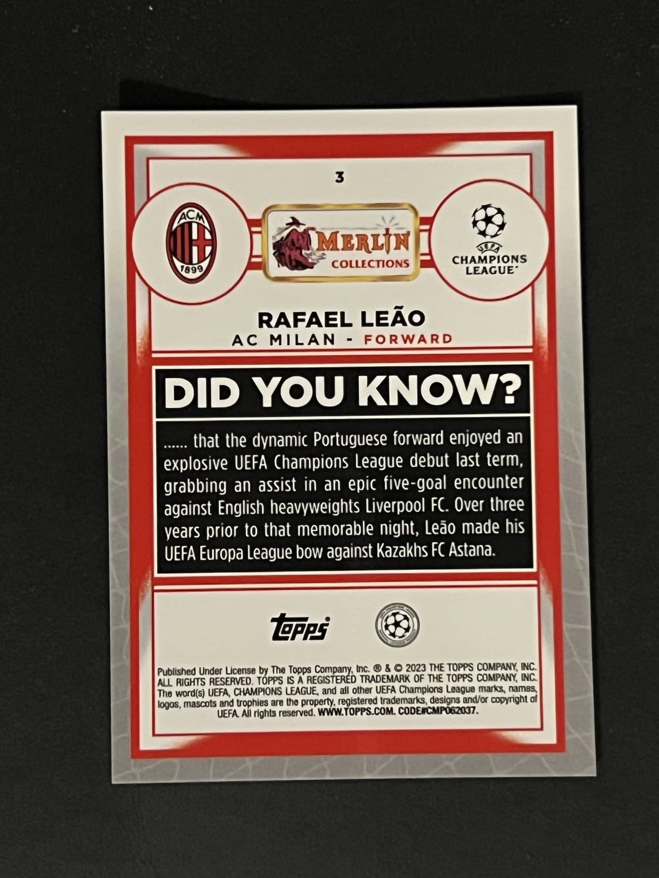 Rafael Leão back