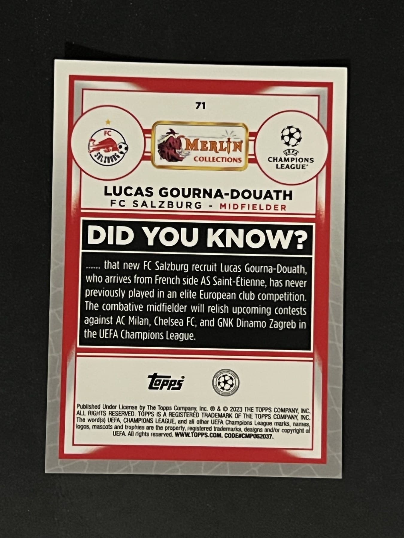 Lucas Gourna-Douath back