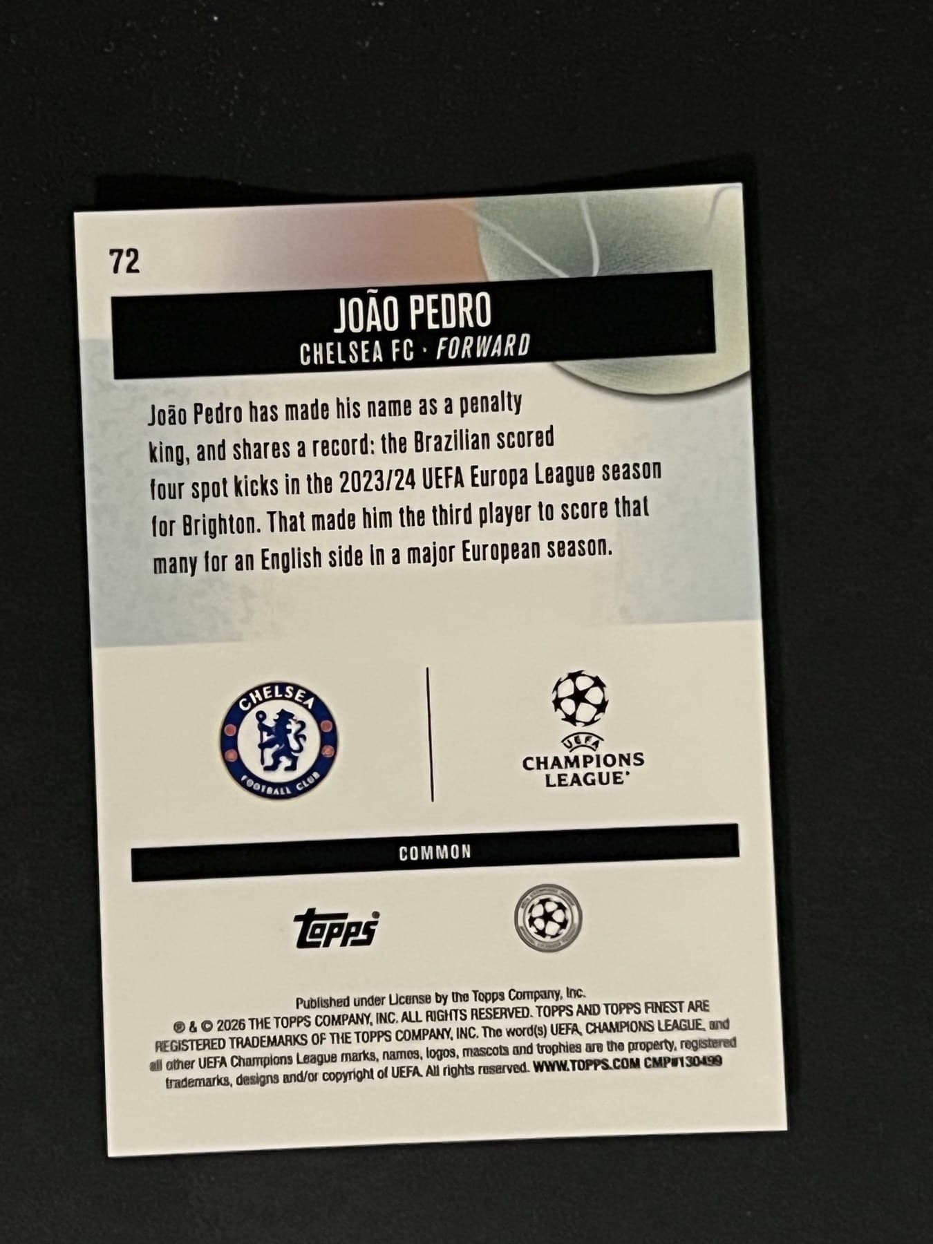 João Pedro back