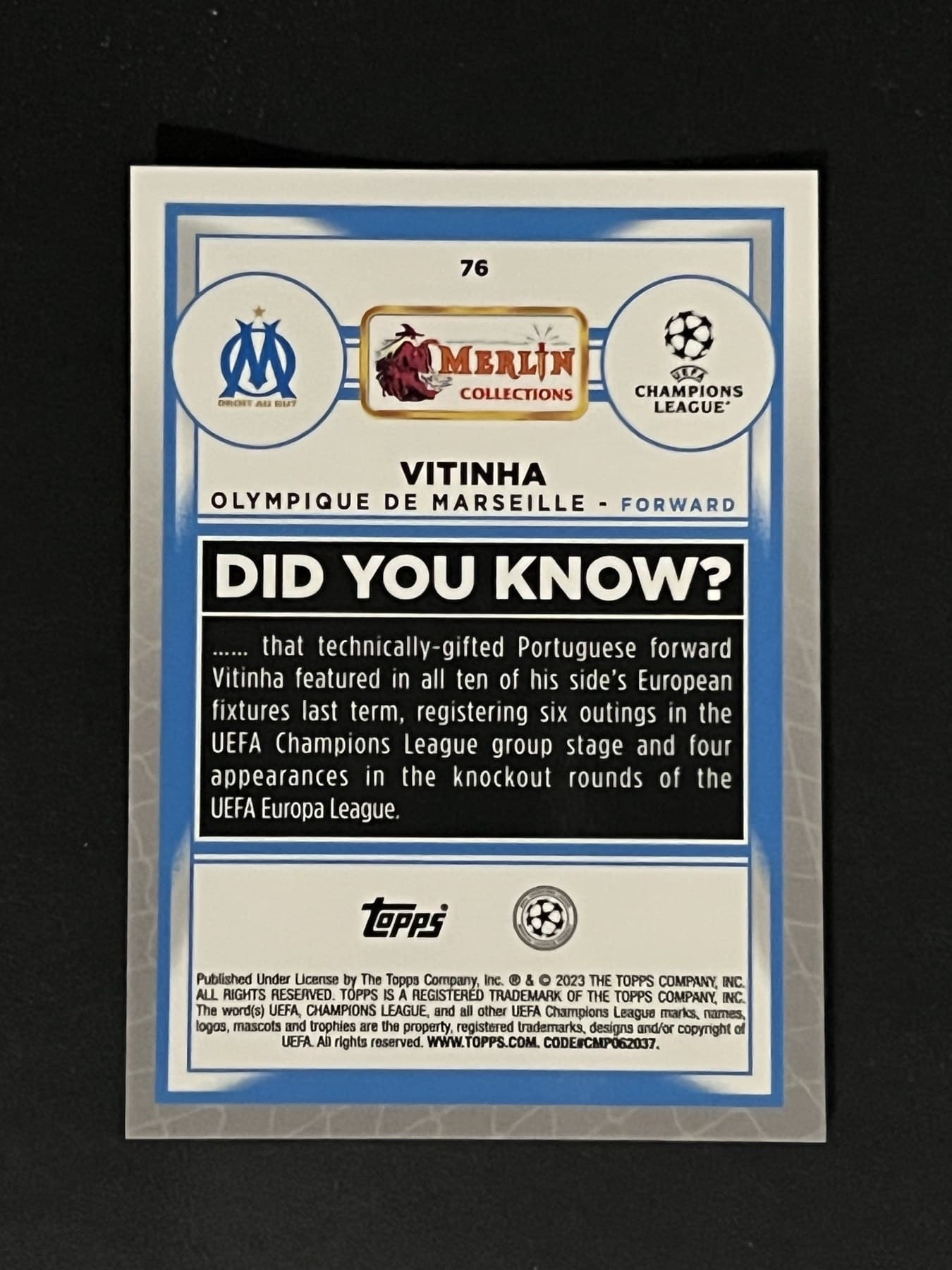 Vitinha back