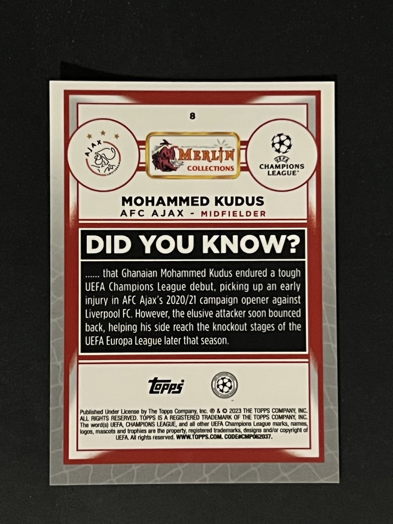 Mohammed Kudus back