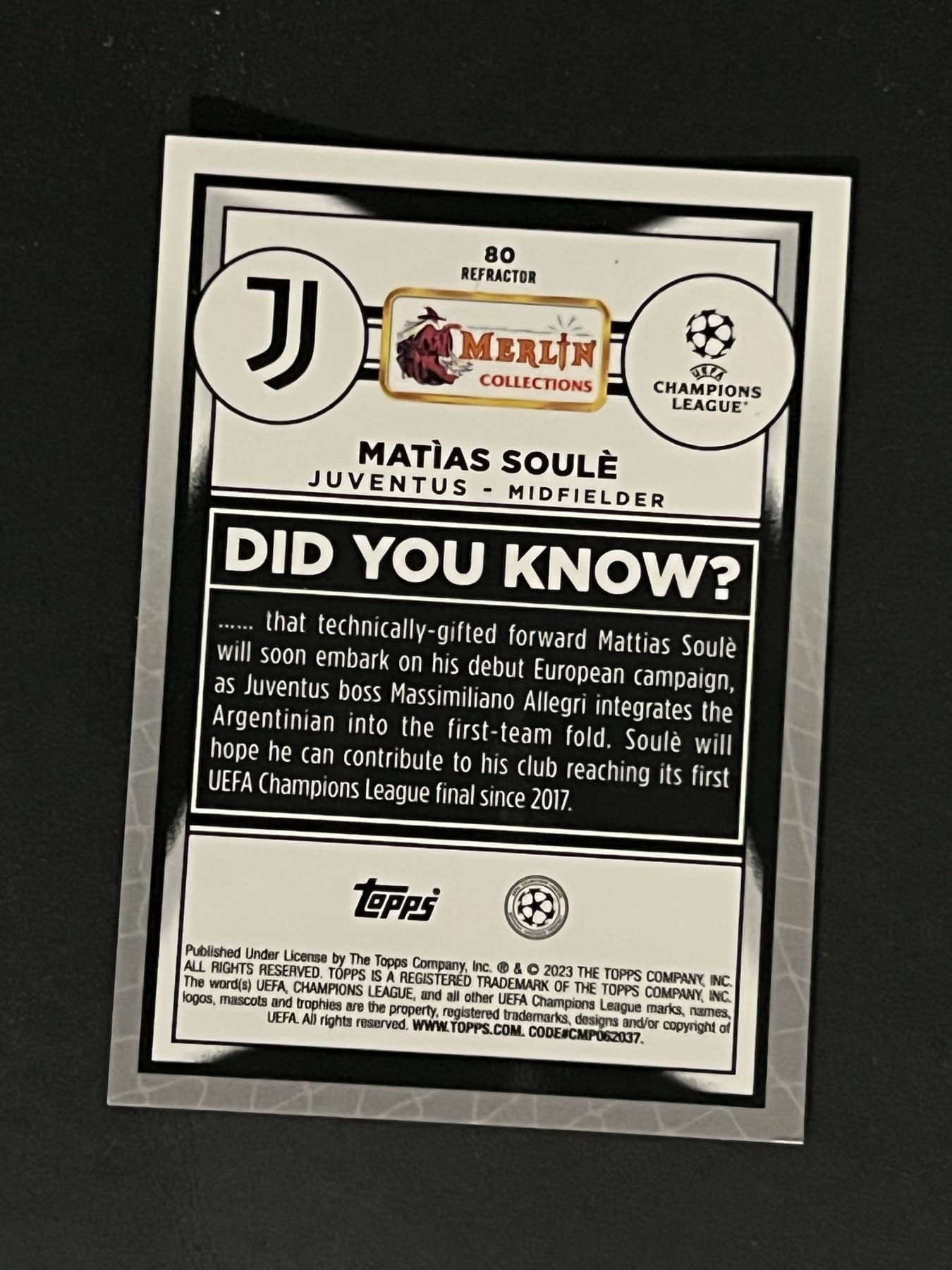 Matías Soulé back