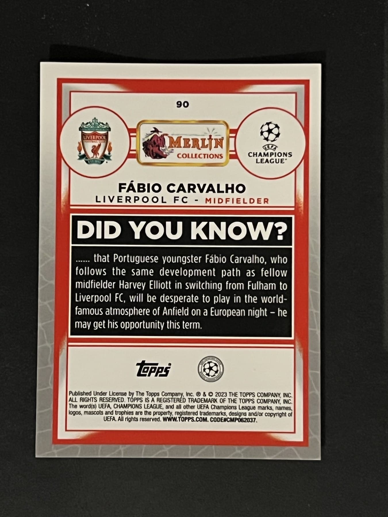 Fábio Carvalho back