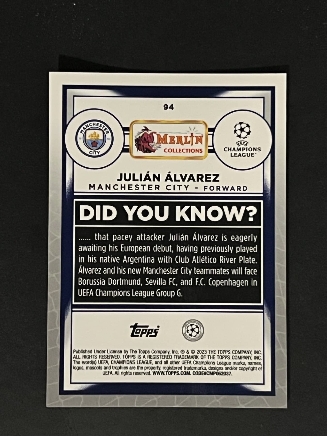 Julián Álvarez back