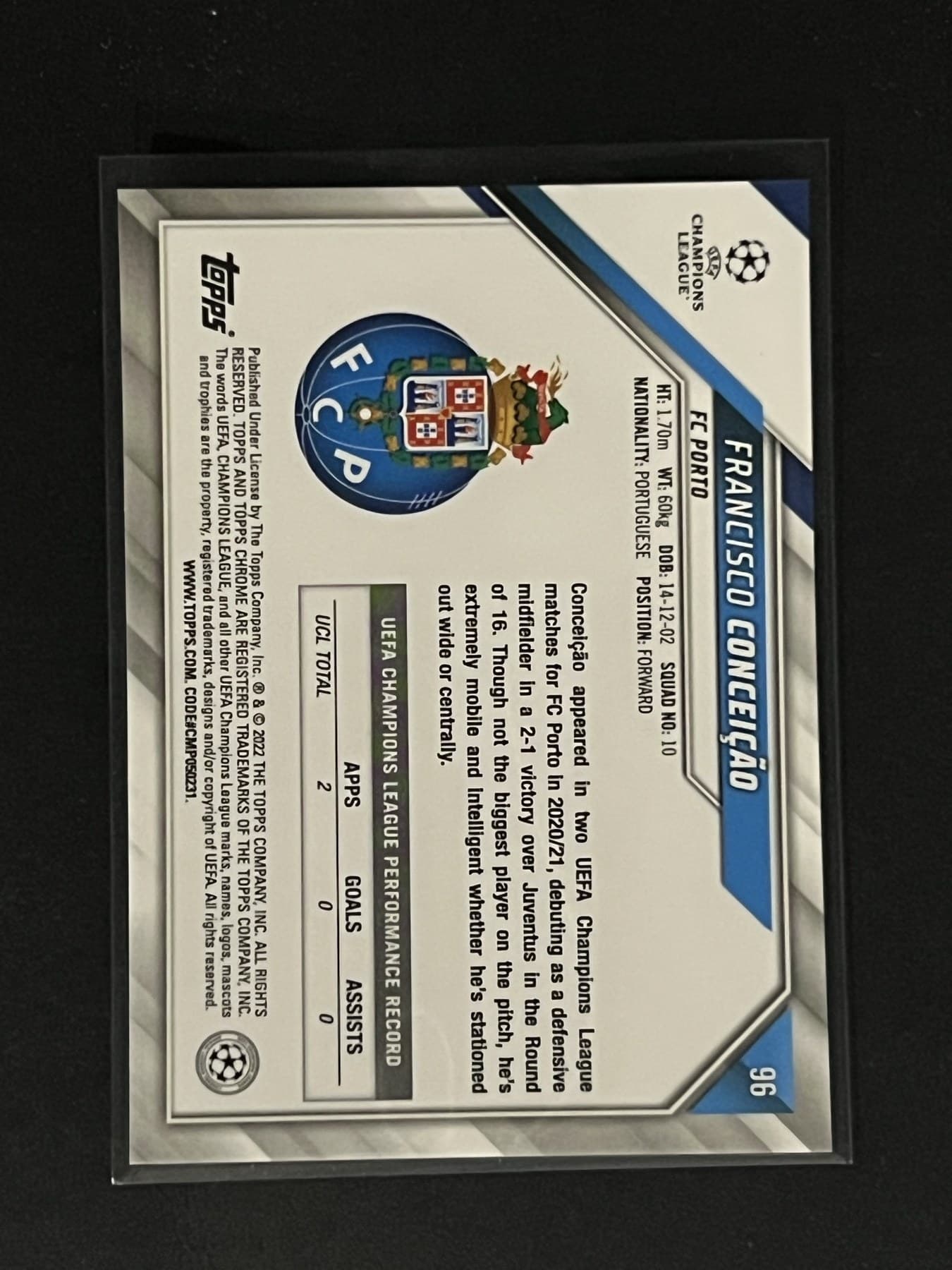 Francisco Conceição back