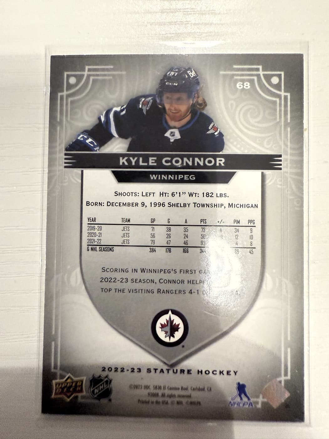 Kyle Connor back