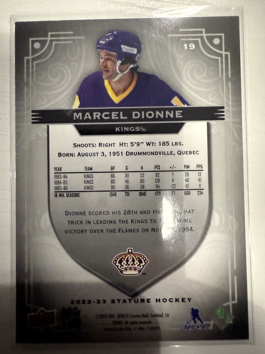 Marcel Dionne back