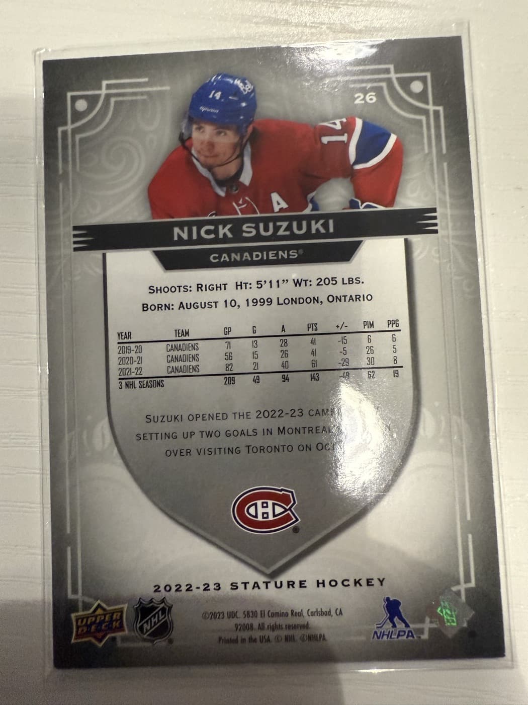 Nick Suzuki back